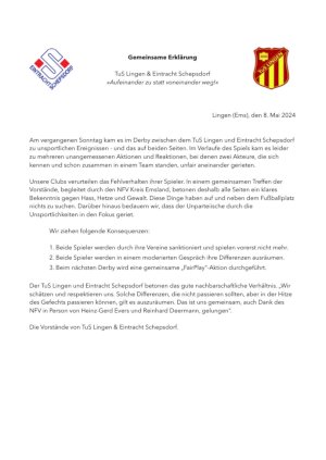 Gemeinsame Erklärung