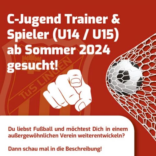 Jugendfußball: neue C-Jugend ab Sommer 2024
